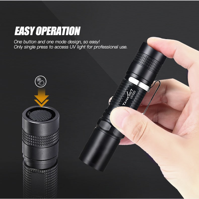 365nm UV Flashlight for Leak Detection Pet Urine & Curing Resin