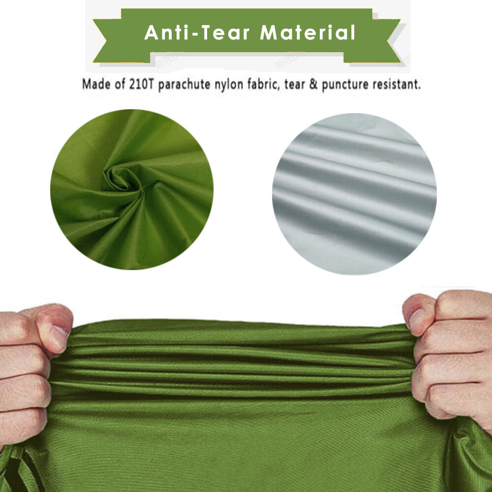 10x10 ft Waterproof Camping Tarp Shelter with Grommets