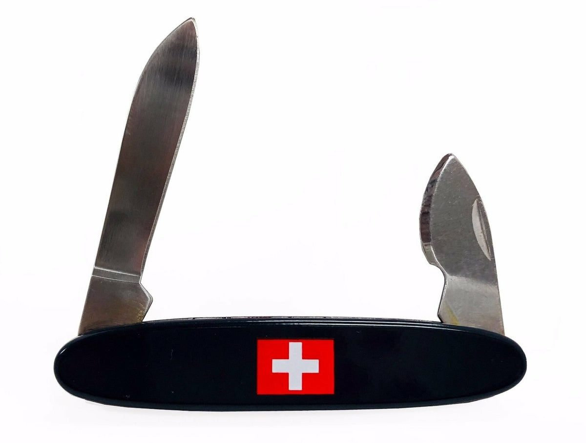 Multi-Purpose Pocket Knife & Watch Case Opener - Swiss Style