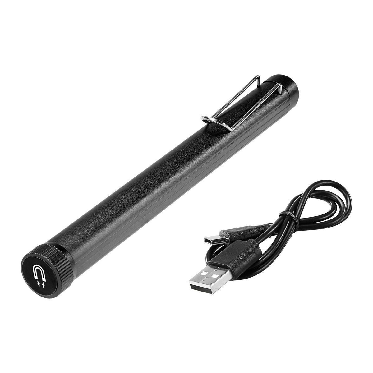Rechargeable 3-in-1 Pen Light with UV and 400 Lumens - Braun