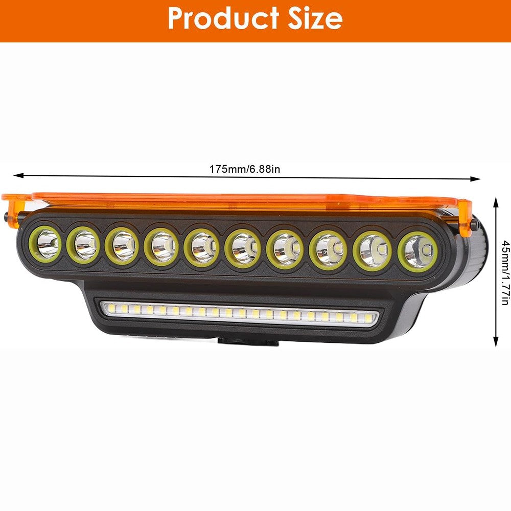 4000mAh Waterproof USB Rechargeable Bike Headlight with Remote Control