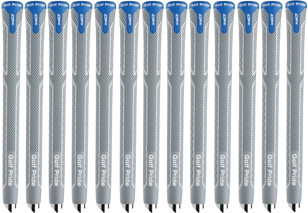 Golf Pride CPX Golf Club Grips Midsize Jumbo & Undersize Blue Gray
