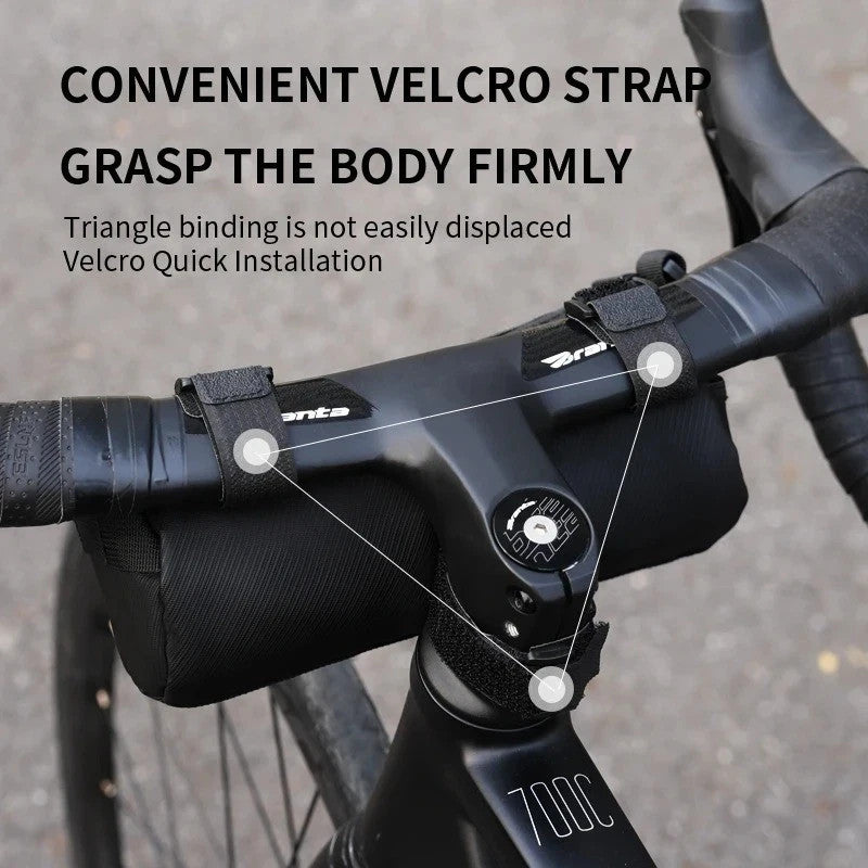 Waterproof Handlebar Bag Bike Front Tube Storage Multifunctional