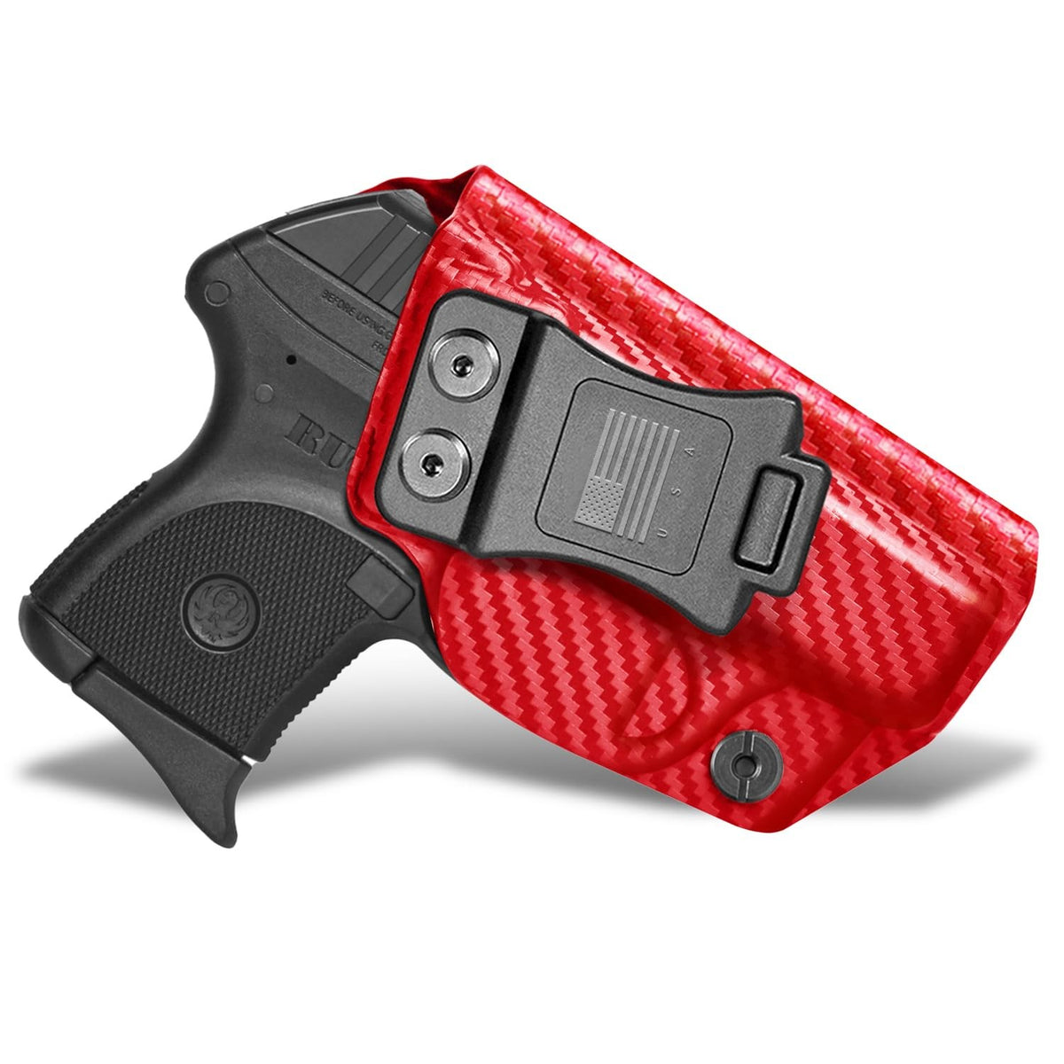 IWB Kydex Holster for Ruger LCP 380 Auto - Custom Fit, Adjustable Retention & Cant