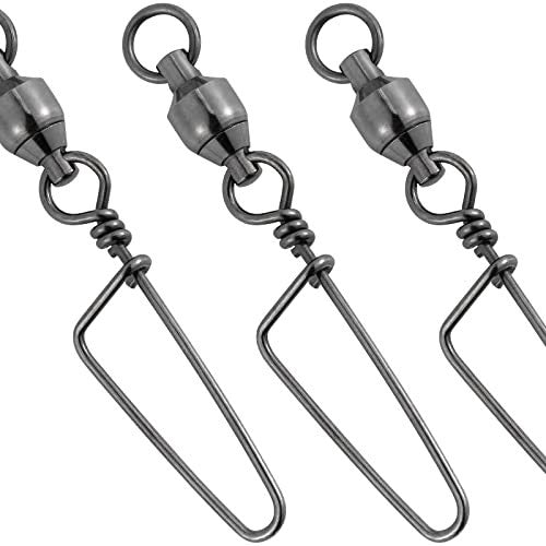 Fishing Snap Swivels #4 100lb Ball Bearing Tackle 20 Pack