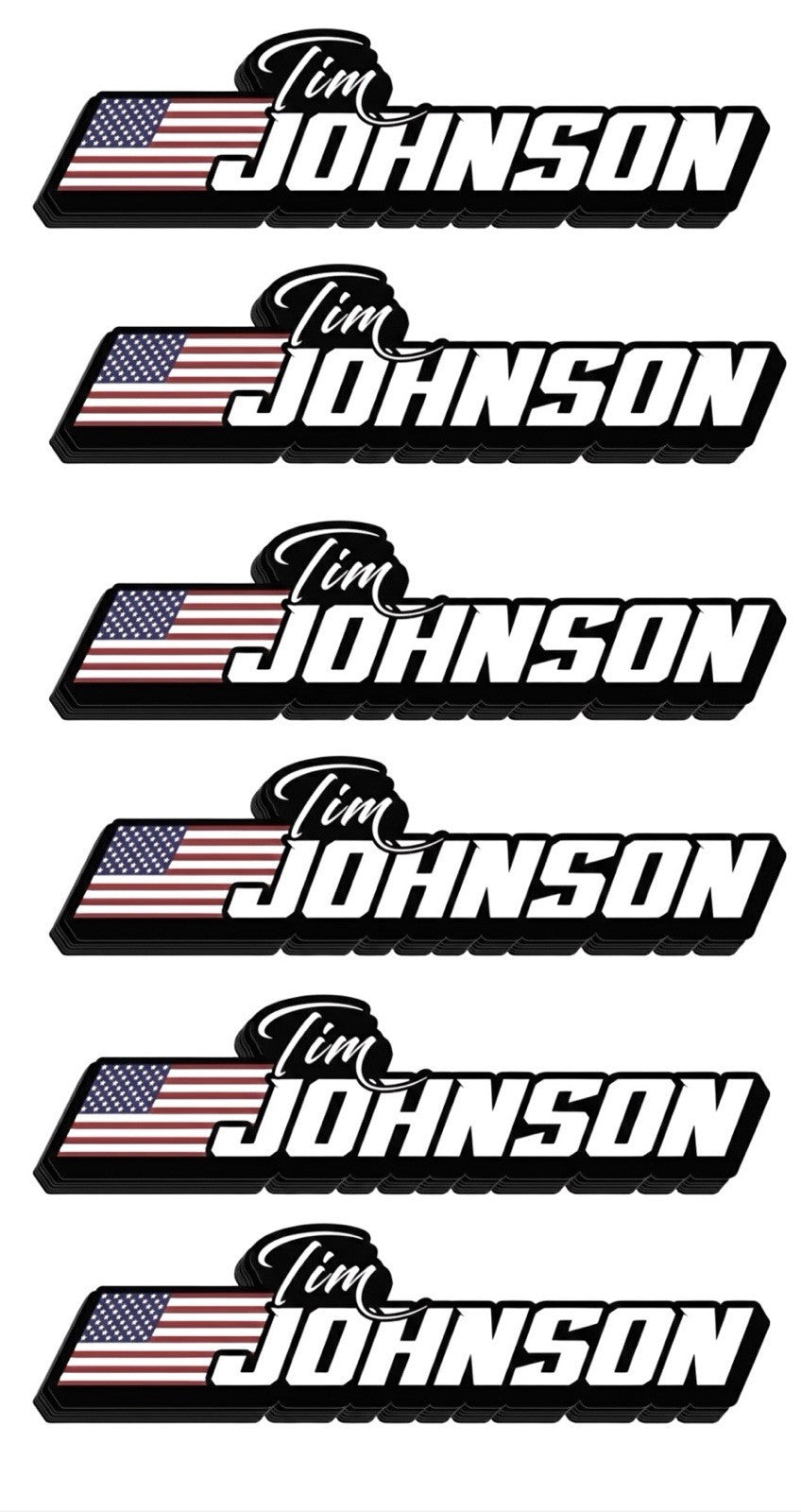 Personalized Country Flag Name Decal - Custom Bike & Bottle Sticker Set