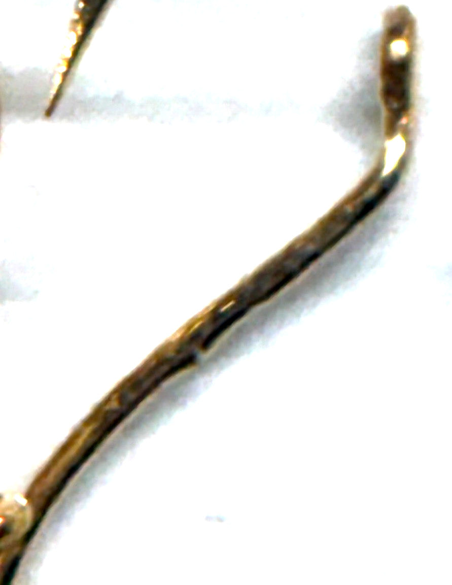 All Purpose Wide Gap Kahle Fishing Hooks - Size 1/0, Gold, 100 Pack