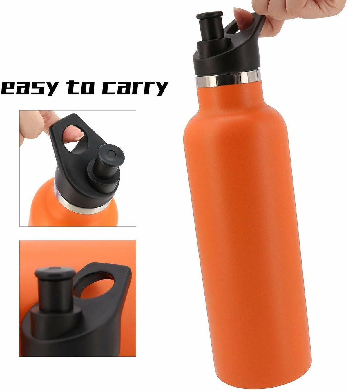 3 Pack Sports Twist Lid Replacement for Hydro Flask Water Bottles 12-24 OZ