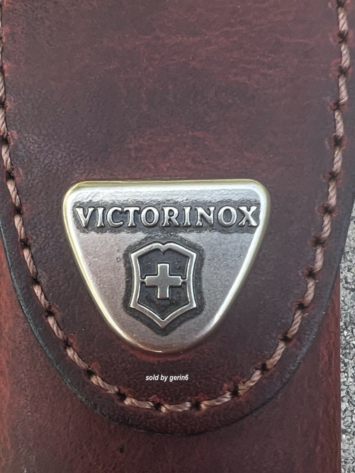 Victorinox Leather Swiss Army Pouch for SwissTool Spirit - Brown
