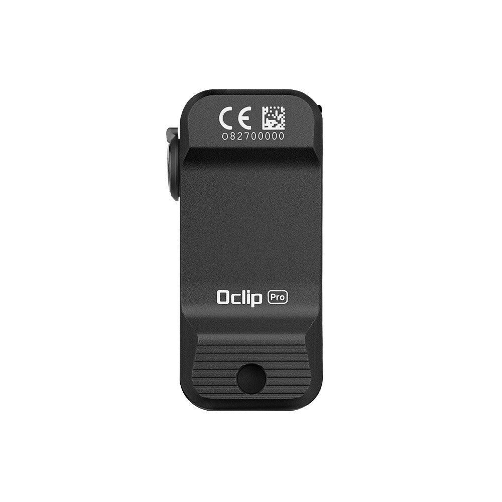 Olight Oclip Pro Heart-Shaped Clip-On Flashlight, 500 Lumens, Black & Purple Bundle