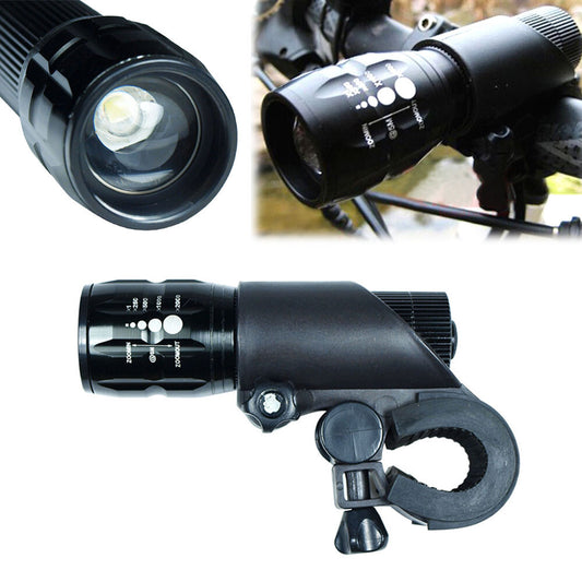 240 Lumens LED Bike Front Light with Mount - Cycling Head Torch
