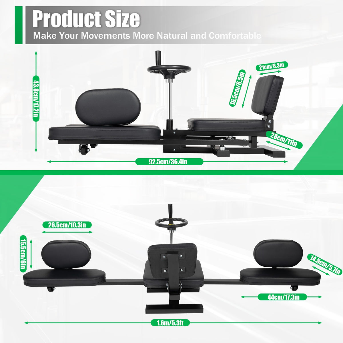 Adjustable Leg Stretching Equipment for Home Fitness 180° Flexibility Trainer