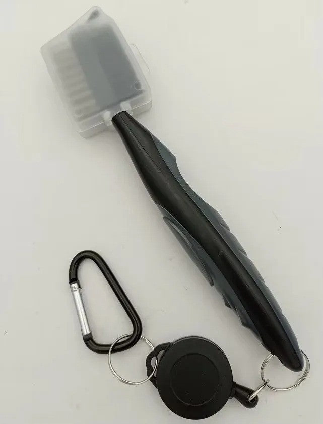 Double Sided Golf Club Cleaning Brush Groove Cleaner Tool for Golf Maintenance