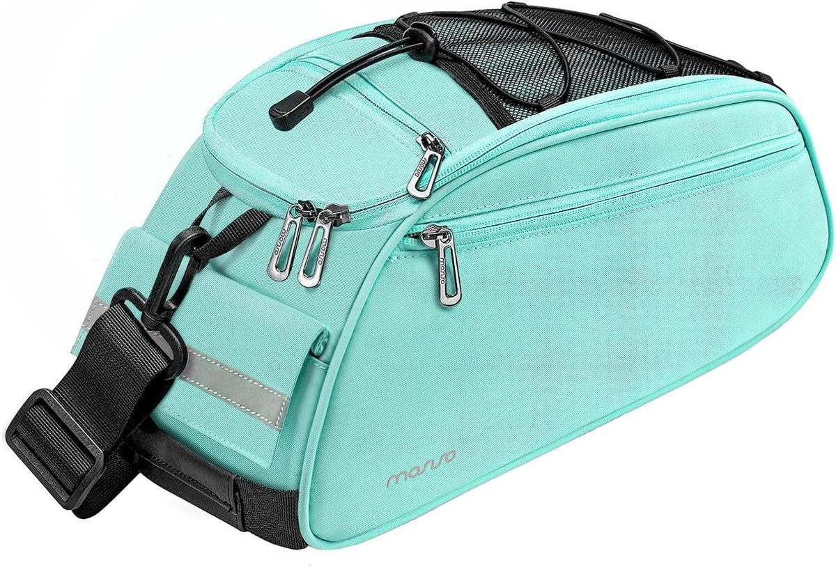 Waterproof Bicycle Rack Bag with Large Capacity and Reflective Strip - Rear Seat Pouch for Cycling
