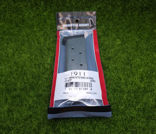 Springfield Armory 1911 .45 ACP 8-Round Stainless Steel OEM Magazine
