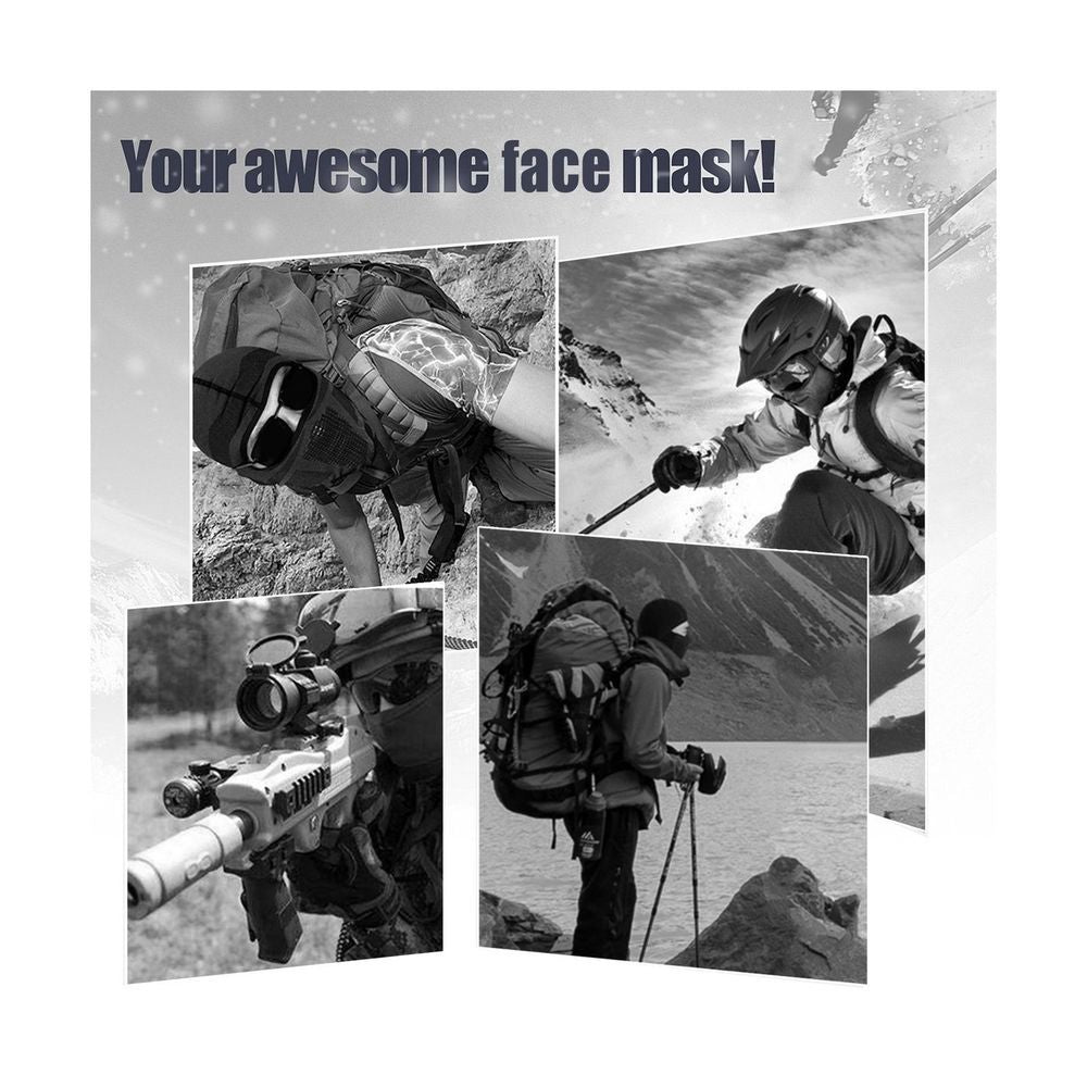 Winter Thermal Balaclava Face Mask Windproof Ski Motorcycle Cold Weather