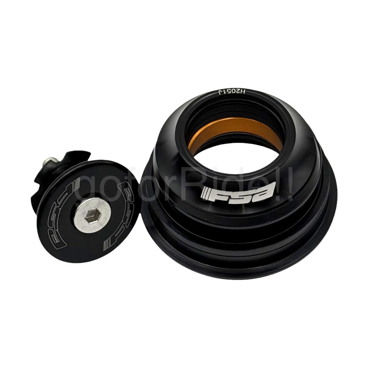 FSA No.57 Orbit 1.5 ZS Tapered Bicycle Headset with Top Cap - 50/62mm OD