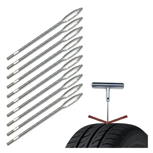 Car Tire Repair Needle Set for Puncture Fixing - 10 High-Quality Replacement Needles