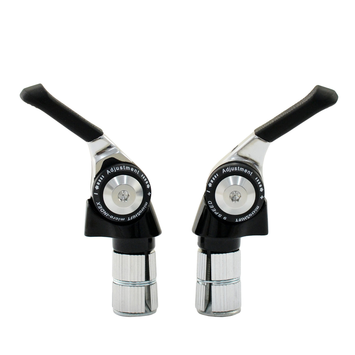Microshift 9-Speed TT Bar End Shifter Set for Bicycle Handlebar
