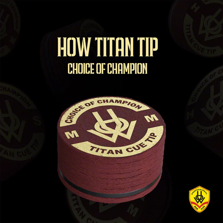 How Titan Soft 9-Layer Pool Cue Tip – 1 Tip, Hardness Soft