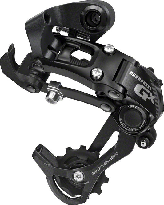 Bike Rear Derailleur SRAM GX Type 2 10-Speed Long Cage Black