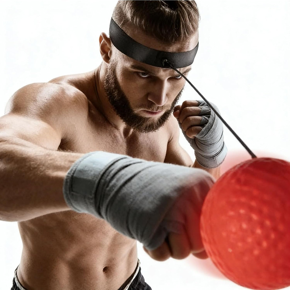 Boxing Reflex Ball with Adjustable Headband Speed Training Equipment