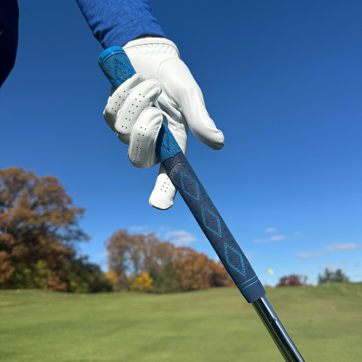 Golf Club Grip - Hybrid Cord and Rubber Traction for All Weather Control