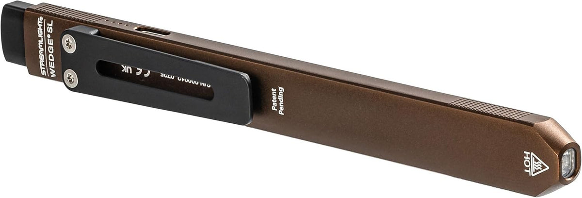 Streamlight Wedge SL Ultra-Thin LED Inspection Light Coyote - Rechargeable, Compact, Waterproof
