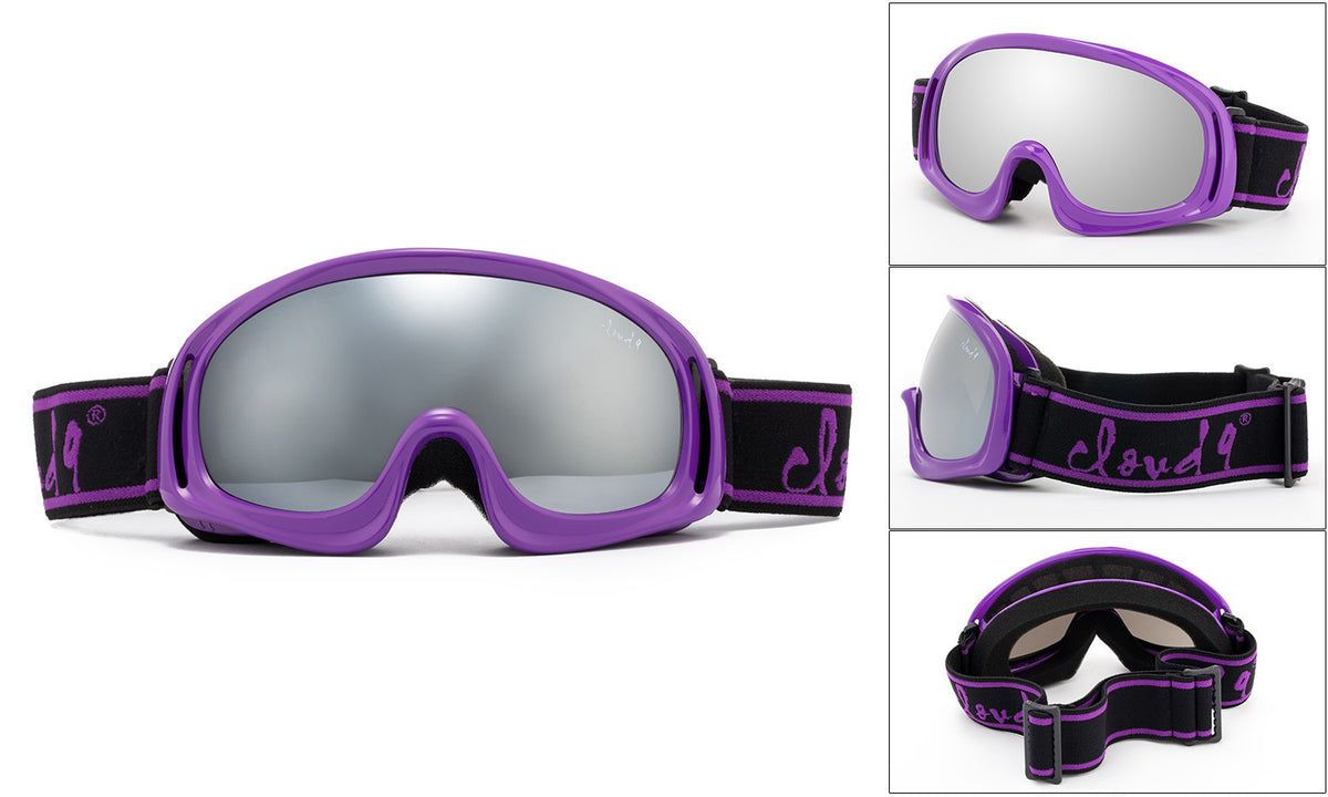 Kids Snow Ski Goggles Dual Lens Youth Ski Goggle with Pouch - Multiple Colors