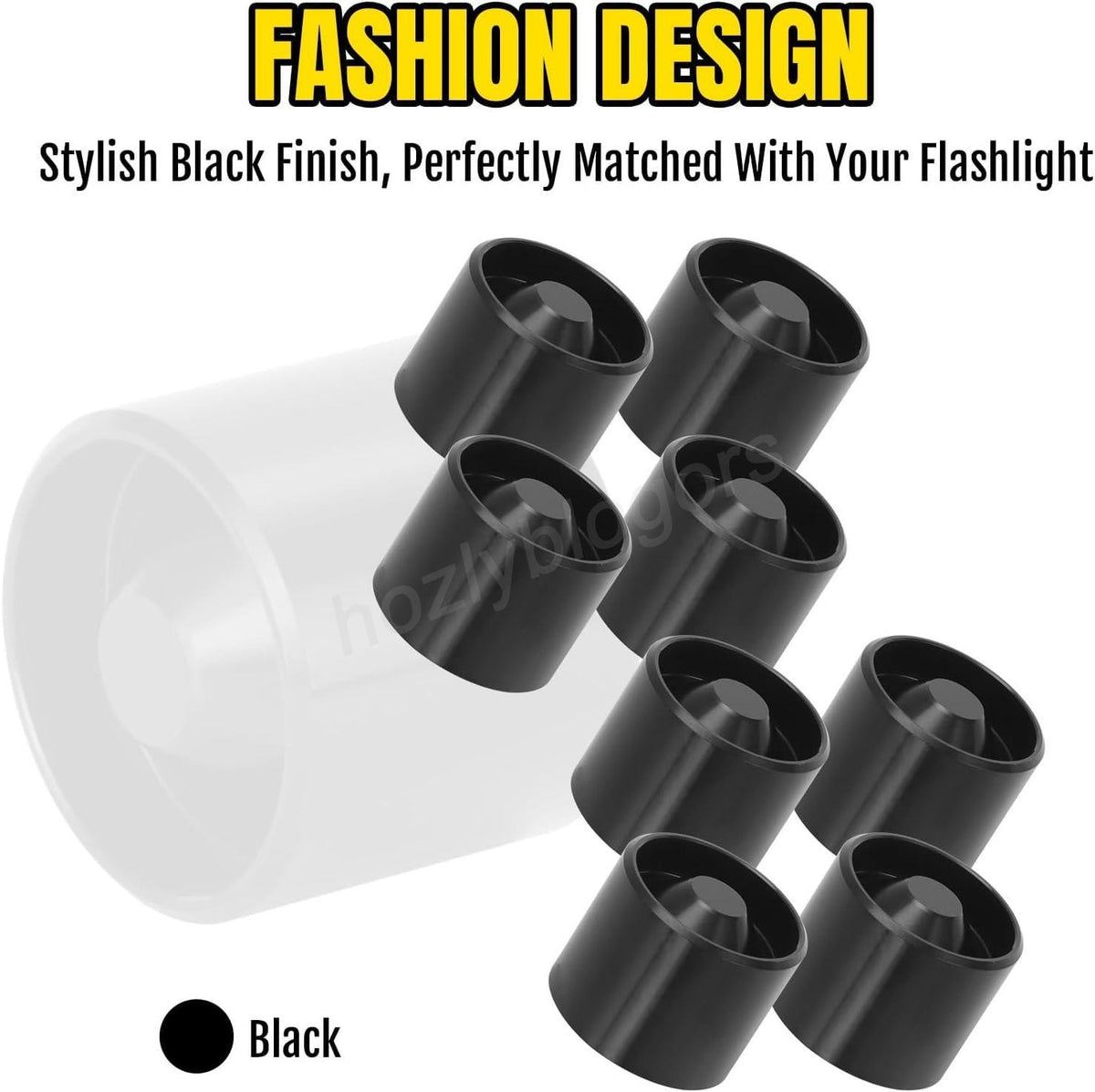 16PCS Aluminum Hidden Storage Cups for Maglite C Cell Flashlights - Non-Freeze Plugs