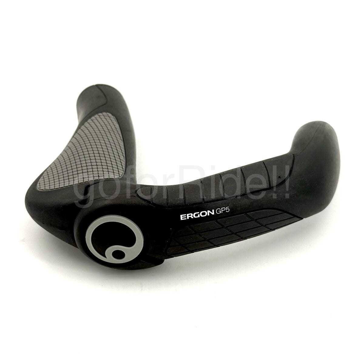 Ergon GP5 Large Lock-On Bike Grips for Touring & E-Bikes Black/Gray