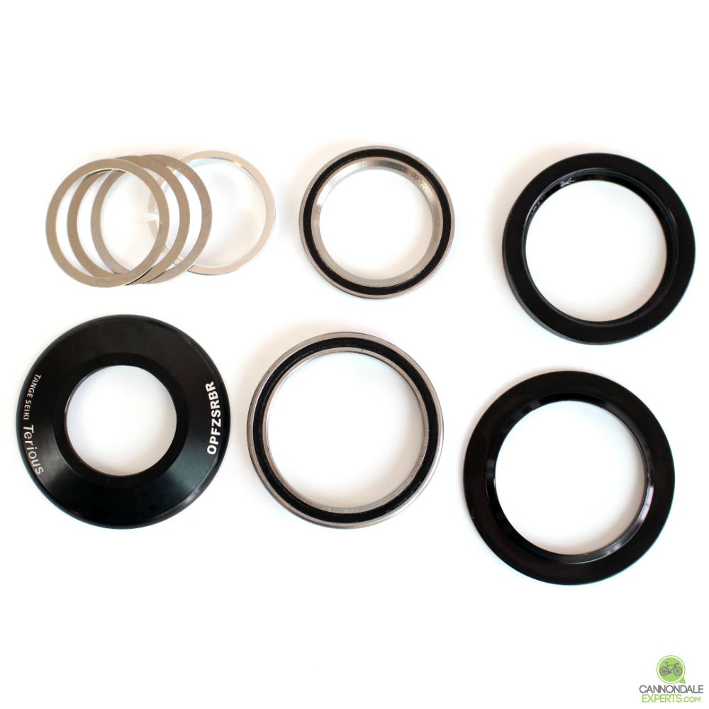 Bicycle Headset Reducer Kit for 1.5"-1 1/8" Tapered Forks - Converts Headshok & Lefty Frames