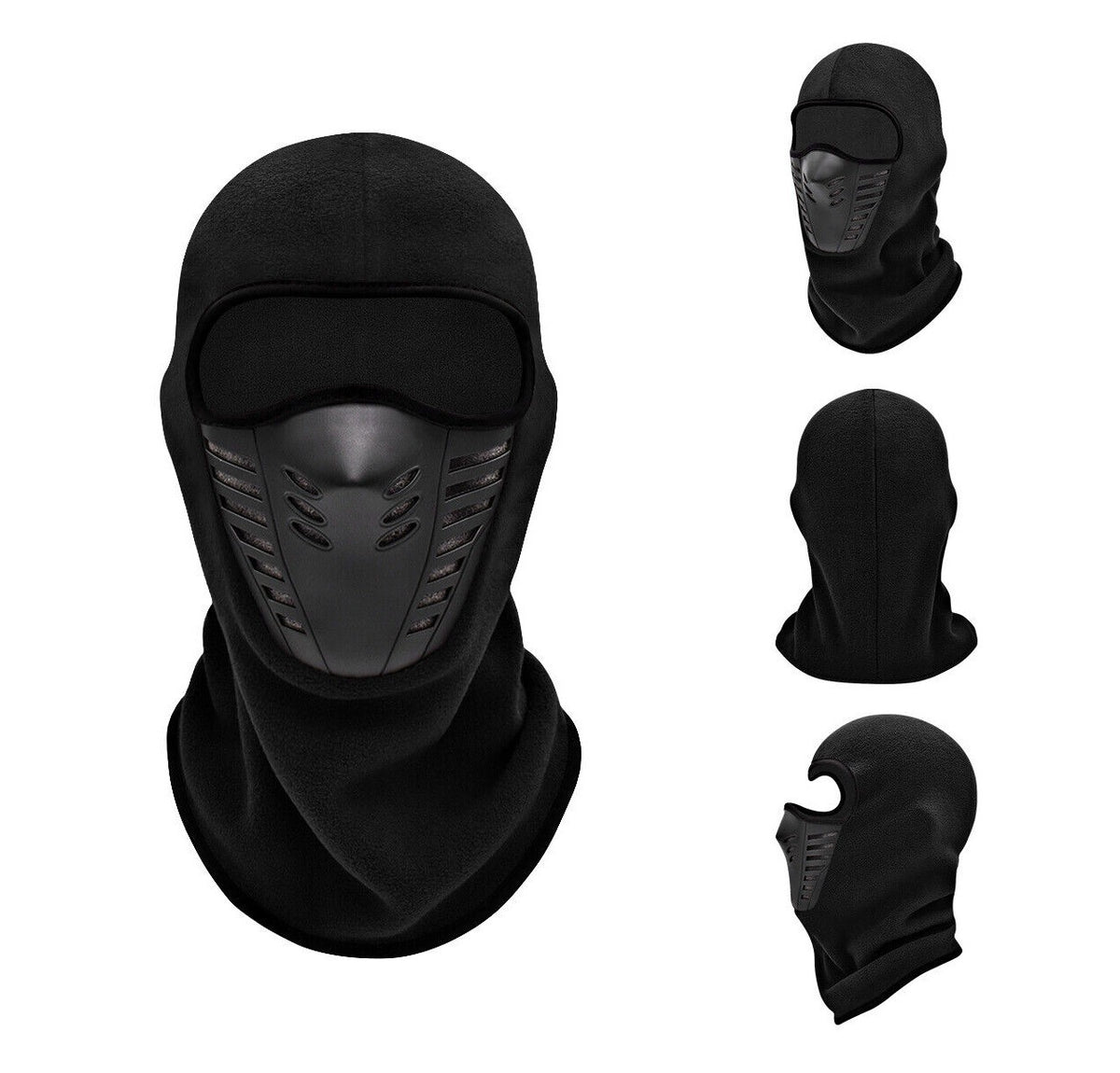 Full Face Ski Mask Balaclava Windproof Fleece Neck Warmer for Winter Outdoor Activities
