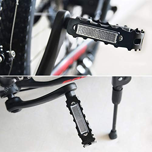 Super Bright Bicycle Pedal Reflectors - 4PCS White for Night Safety