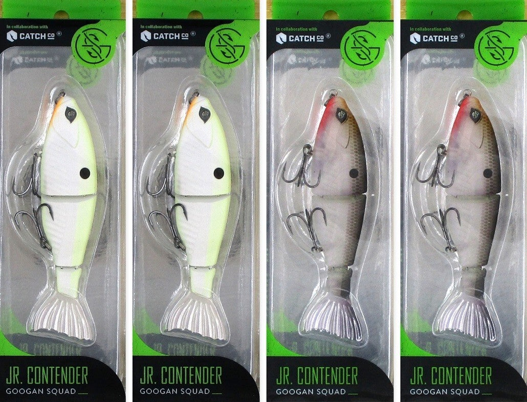 Googan Squad 4.5-Inch Slow Sink Soft Plastic Swimbaits Assortment - 2/3 Oz