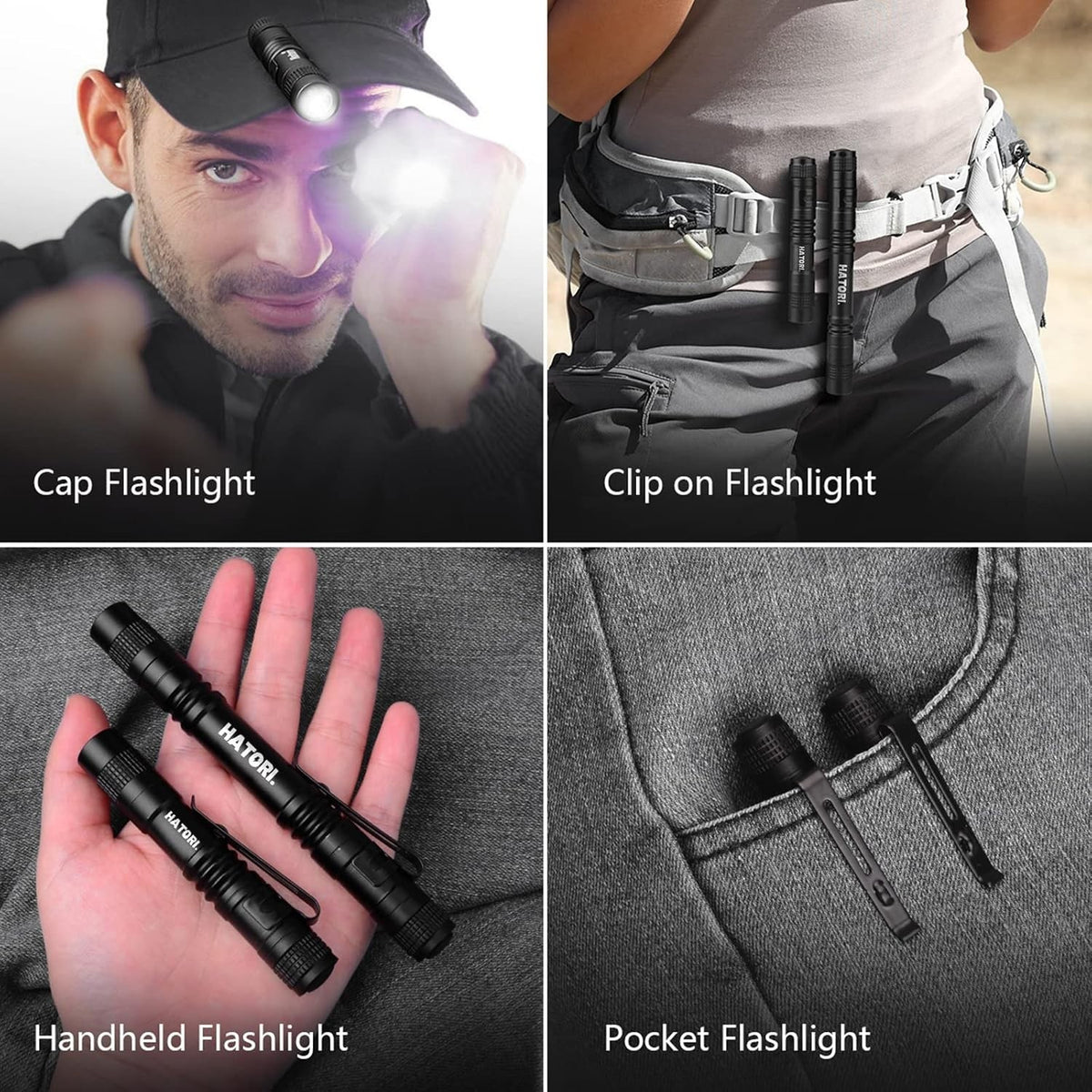 Mini LED Flashlight 150 Lumens Waterproof Compact Pocket Torch