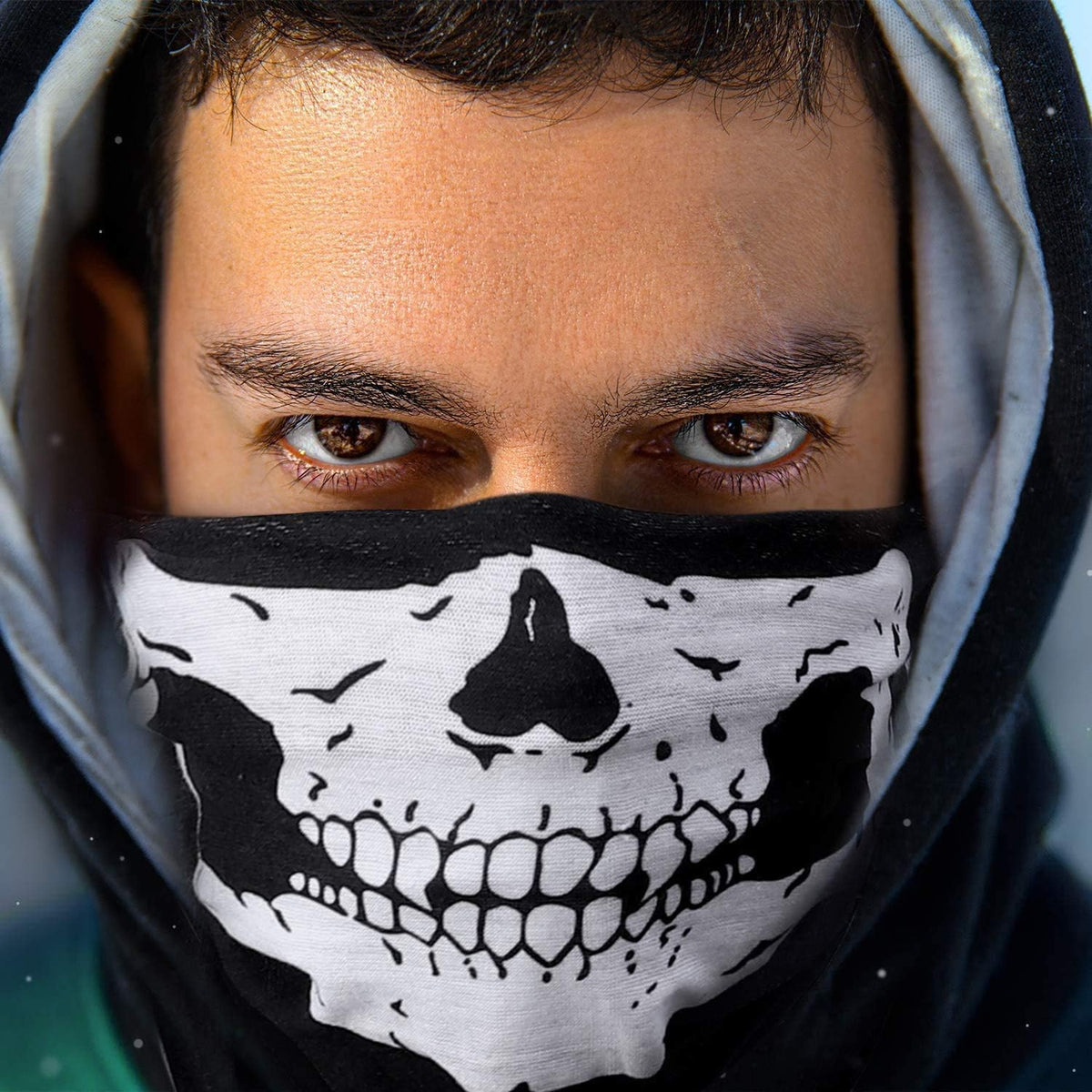 8 Pcs Skull Face Mask Balaclava Ghost Bandana for Motorcycle Biking & Outdoor Sports
