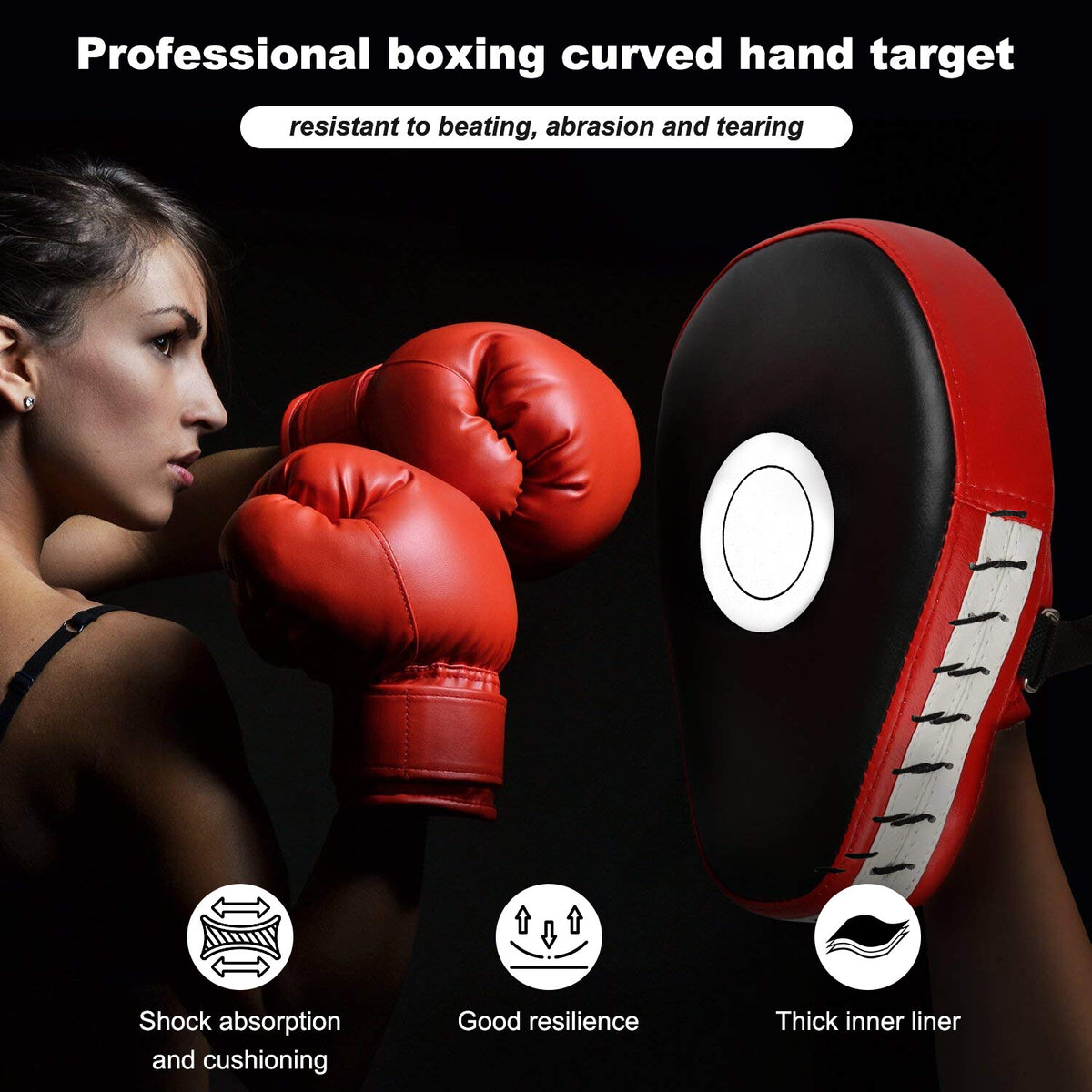 Professional Curved Boxing Target Pads for Training and Sparring