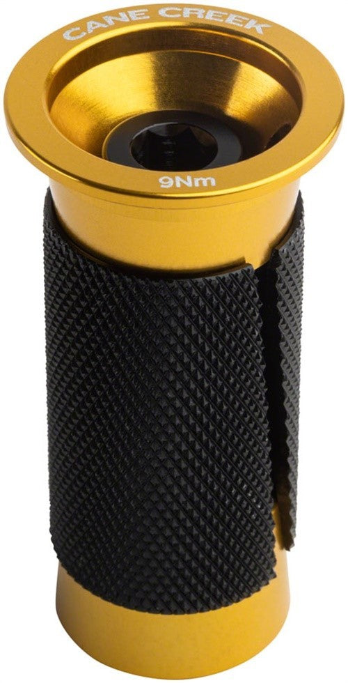 Bicycle Stem Expansion Plug for Carbon Steerer Tubes - Gold
