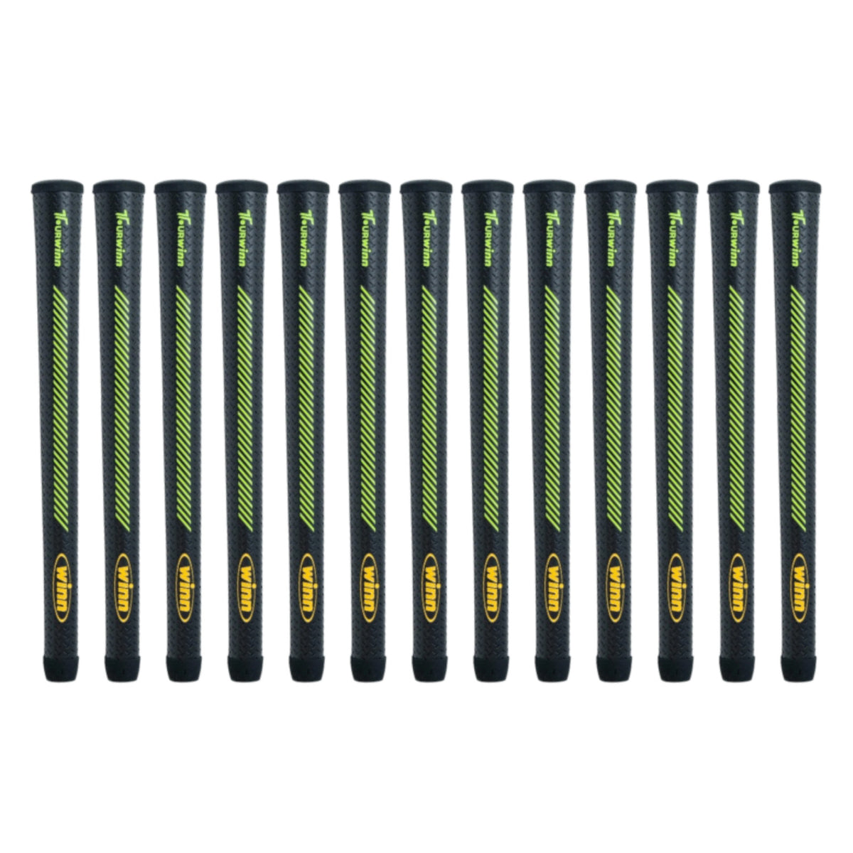 Golf Grip Set of 13 Winn Tourwinn Swing Grips - Standard Size 52TWDS-BL