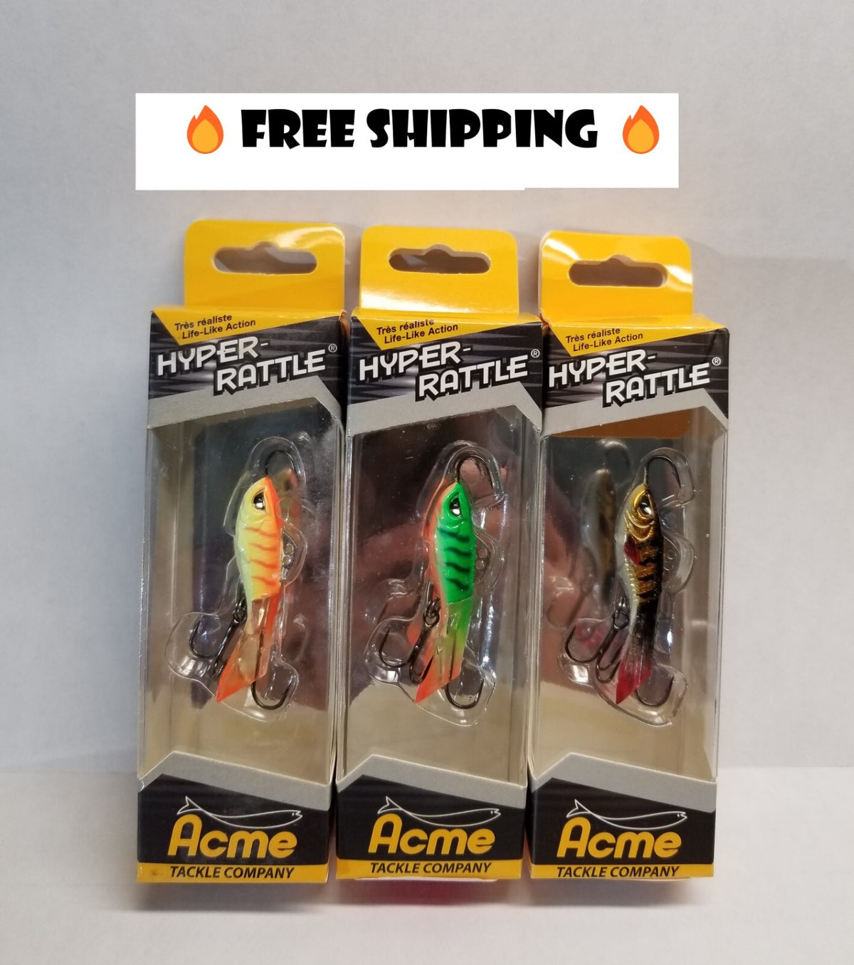 UV Glow Jigging Minnow Bait Pack of 2 - Discontinued Colors for Ice Fishing