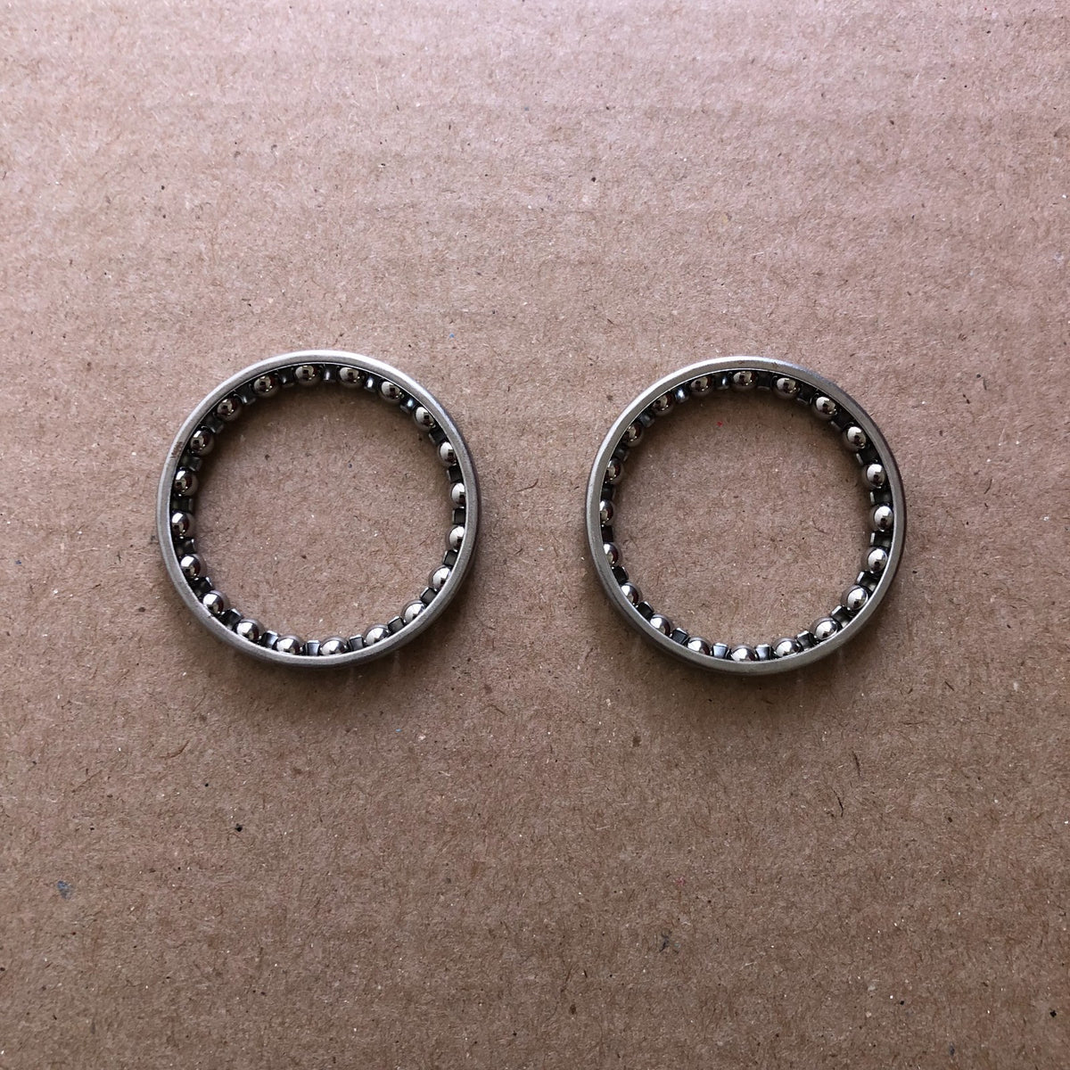 Bicycle Headset Ball Retainer Bearing 5/32x20 Steel, Pack of 2