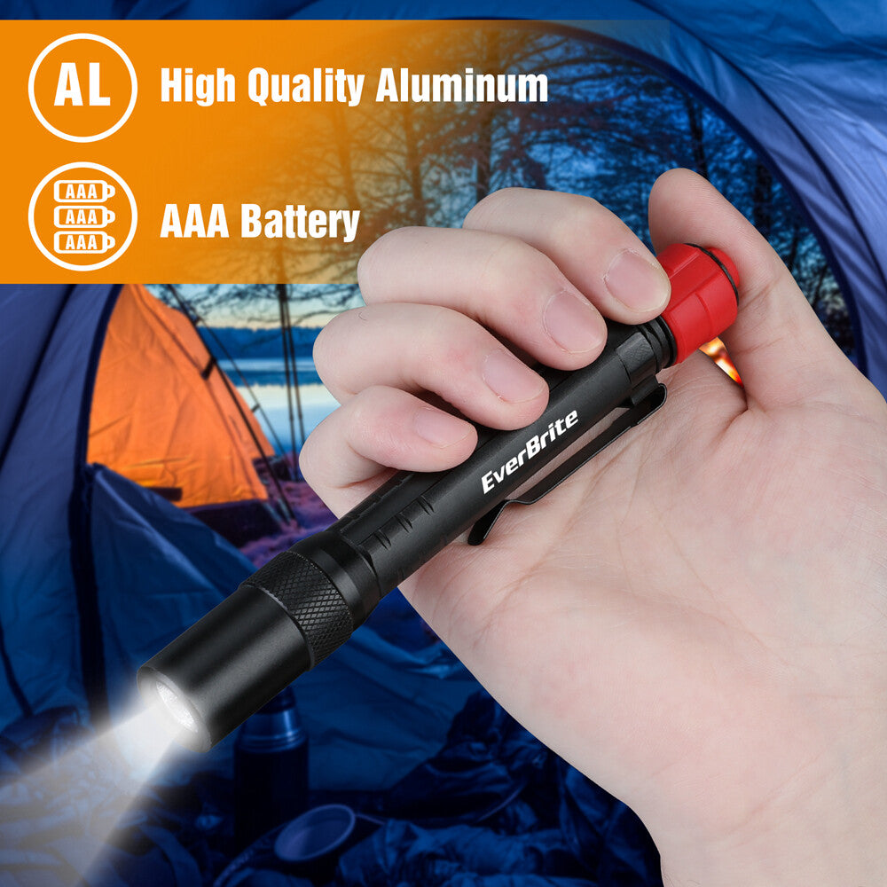 UV Black Light Flashlight 395nm Penlight Portable 3 Modes Waterproof