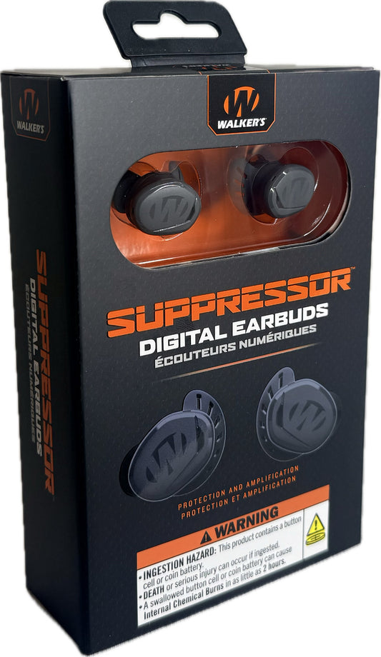 Digital Earbuds Hearing Protection for Shooting and Hunting - Noise Reduction NRR 25dB