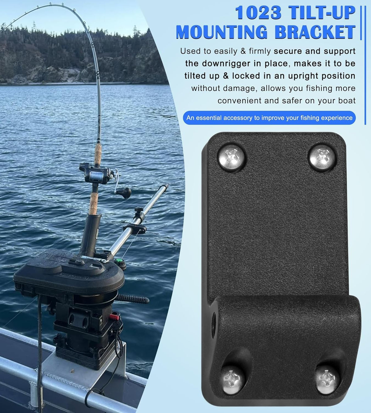 Boat Downrigger Tilt-Up Mounting Bracket for Scotty Models 1080-1116,1023