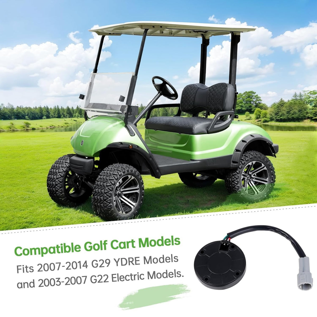 Golf Cart Speed Sensor with Magnet for Yamaha G22 G29 Hitachi Models