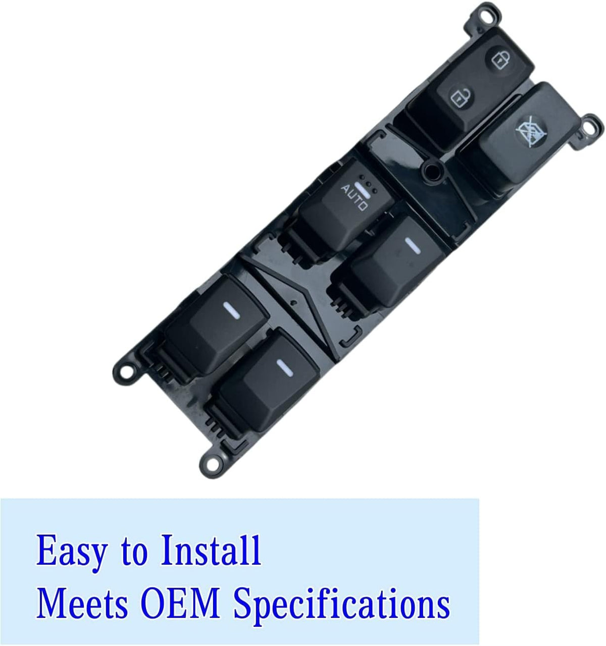Power Window Master Switch Compatible with Kia Rio 2012-2015 Replacement