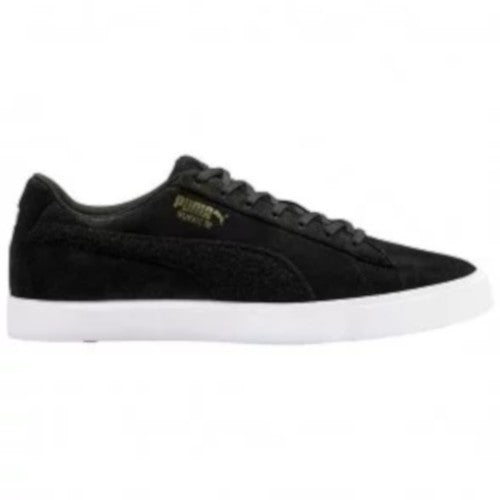 Youth Suede Golf Shoes Spikeless Black - PUMA Performance Footwear
