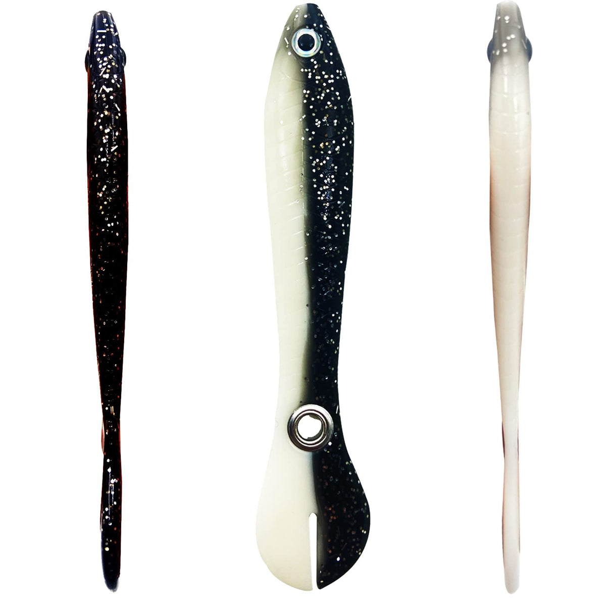 Soft Bionic Fishing Lure Set - 10 Vivid Saltwater Baits for Bass & Freshwater