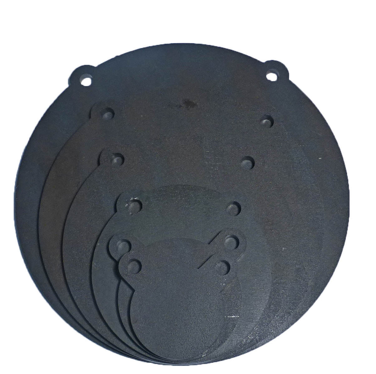 AR500 Steel Shooting Targets Set 3/8 Inch Thick Gong Targets for Shooting Range